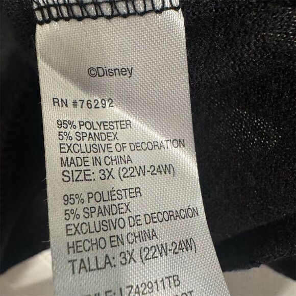 Disney Nightmare Before Christmas Halloween Town 3X Plus Top Holiday Lounge - Picture 8 of 8